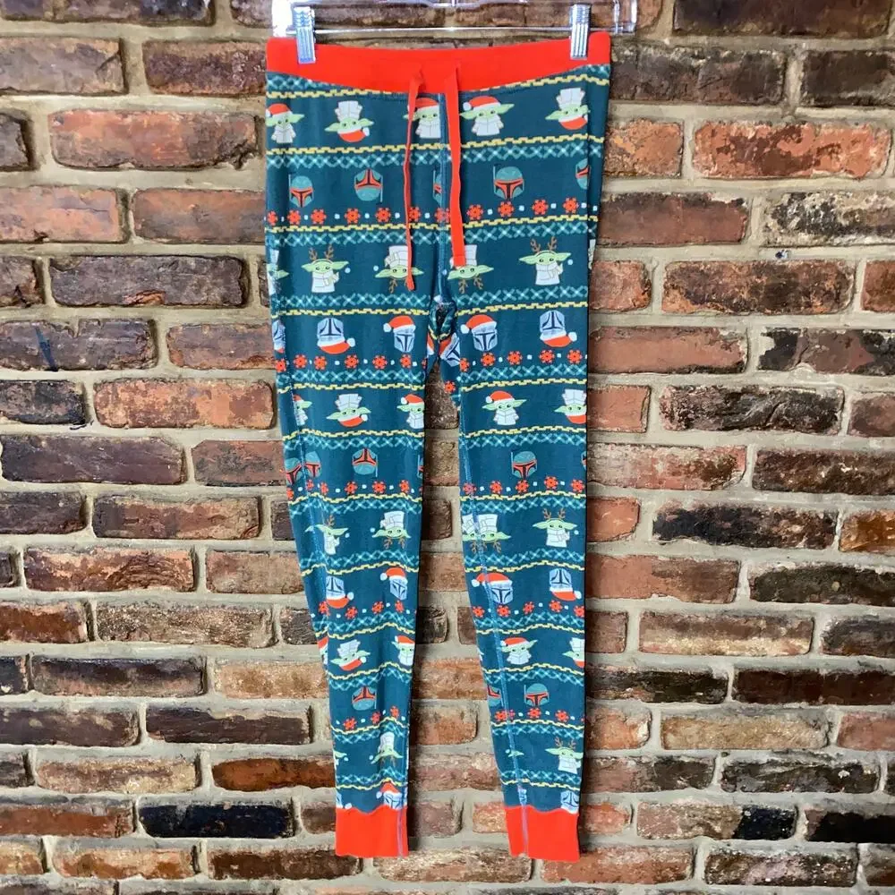 Hanna Andersson x Star Wars Baby Yoda Pajama Sleepwear Pants Women's Size XS